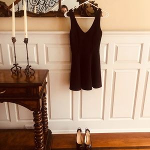 COPY - TOPSHOP Burgundy Fit and Flare Dress